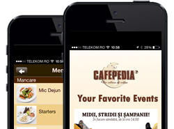 The first Café Mobile App in Romania